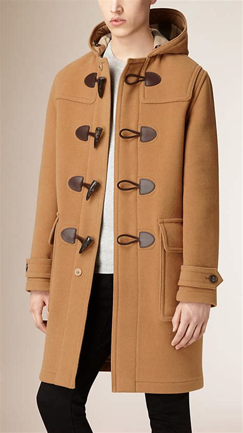 burberry wool blend oversized duffle coat|Burberry duffle coat sale.